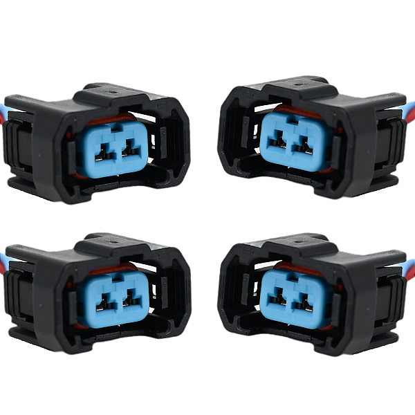 Kit 4 Plug Conector Chicote Bico Injetor Honda