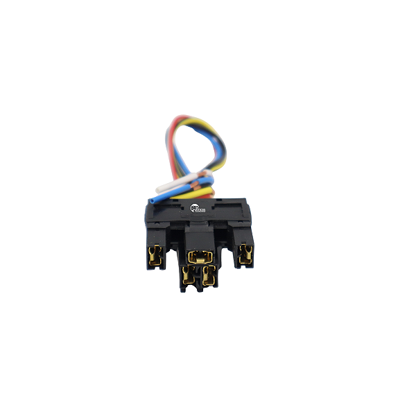 Chicote 5 Vias Plug Soquete Vidro Elétrico Volkswagen GM Terminal 6.3mm