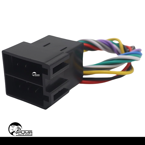 Chicote Macho Universal 16 Vias 12 Fios Plug Conector Radio Som Auto