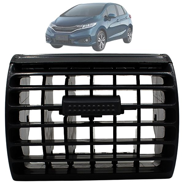 Difusor De Ar Central Fit 2004 2005 2006 2007 2008 Cinza