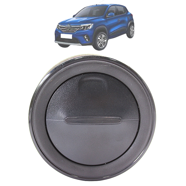 Difusor Grade Ar Lateral Kwid 2017 2018 2019 2020 2021 2022 Preto