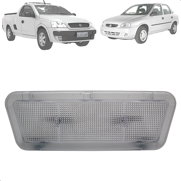 Lanterna Luz Teto Cristal Montana 2003 2004 2005 2006 2008