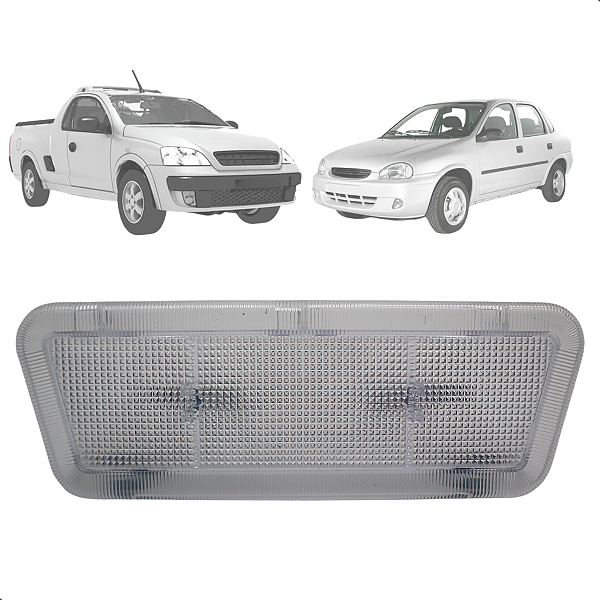 Lanterna Luz Teto Cristal Montana 2003 2004 2005 2006 2008