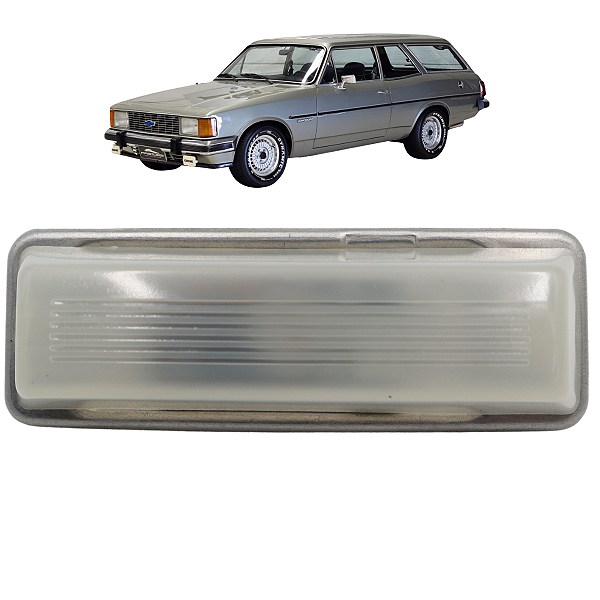 Lanterna Luz Teto Interna Caravan Opala 1975 Até 1984 Sem Chave