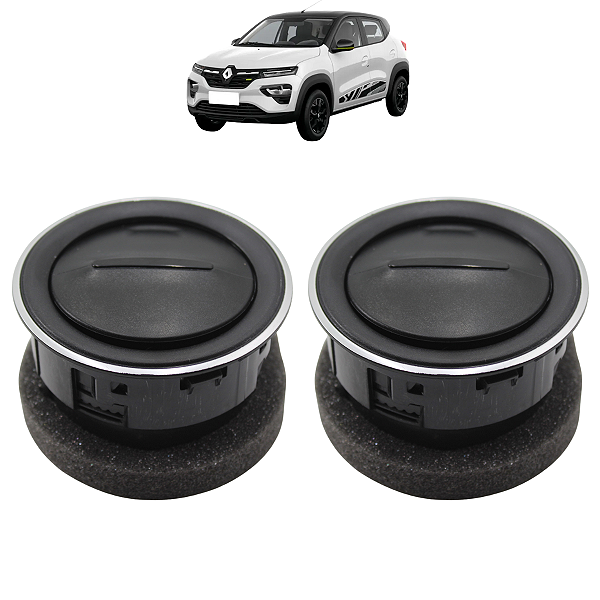 Par Difusor Grade Ar Lateral Kwid 2017 2018 2019 2020 2021 2022 Prata