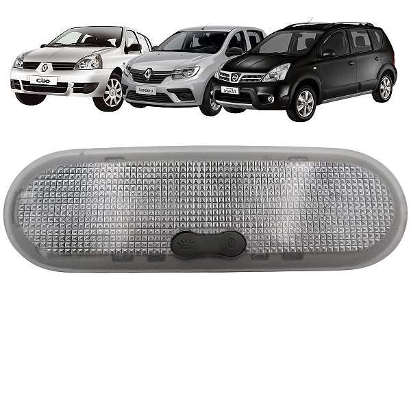 Lanterna Luz Teto Clio Logan Sandero March Versa Livina