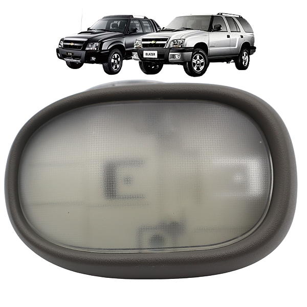 Lanterna Luz Teto Central Cortesia Chevrolet S10 Blazer 1995 Até 2011