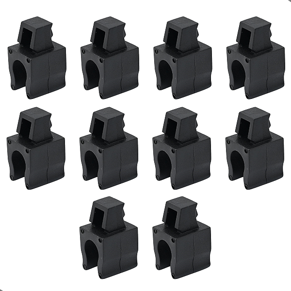 10 Grampos Presilha Descanso Vareta Capo Argo Doblo Strada Fiorino Fiat Universal