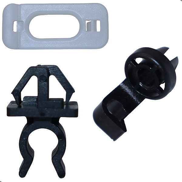 Kit 3 Presilha Sustentação Articulação Descanso Haste Vareta Capô Chevrolet