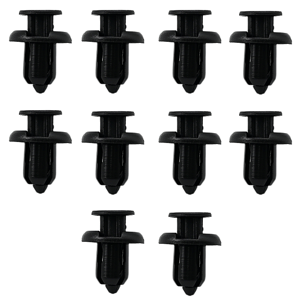 10 Grampo Para Choque Grade Radiador Honda Chery Mazda Subaru