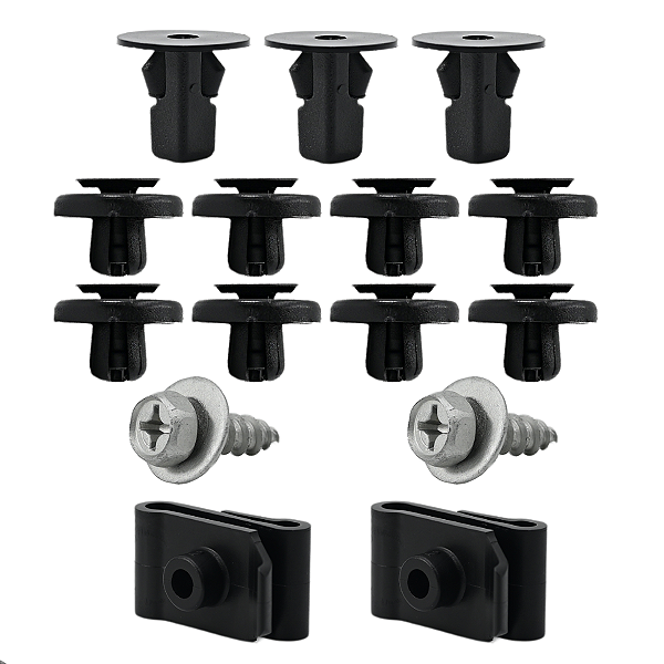 Kit 15 Presilhas Para Barro Corolla Fielder 2002 2003 2004 2005 2006 2007 2008