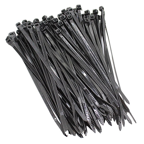 100 Abraçadeira  Nylon Preta 151 X 3,7MM Universal