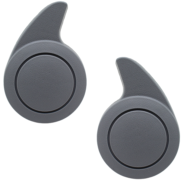 Par Alavanca Inclinação Regulagem Banco Palio Strada Argo Uno Fiorino Mobi Cinza