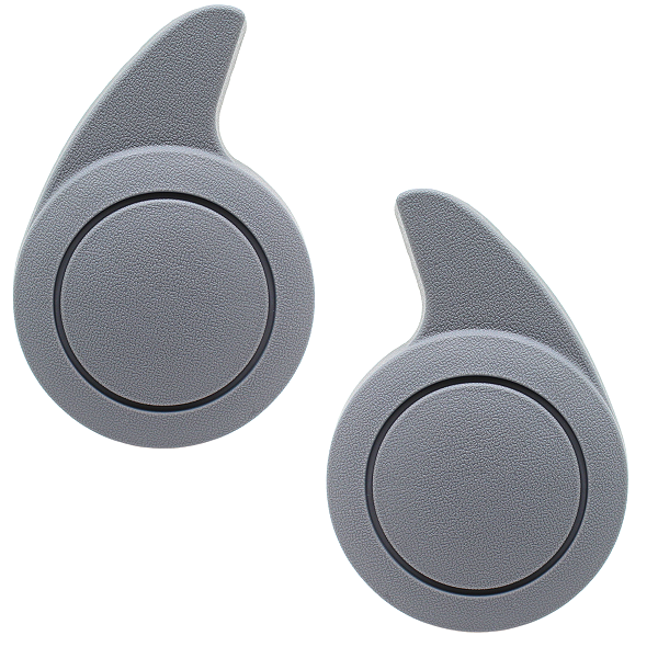 Par Alavanca Inclinação Regulagem Banco Palio Strada Argo Uno Fiorino Mobi Cinza