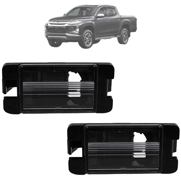 Par Lanterna De Placa Mitsubishi L200 Triton 2007 A 2023 S/soquete