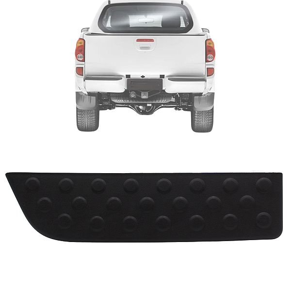 Pisante Parachoque Traseiro L200 Triton 2006 07 08 09 10 Á 2018 Direito