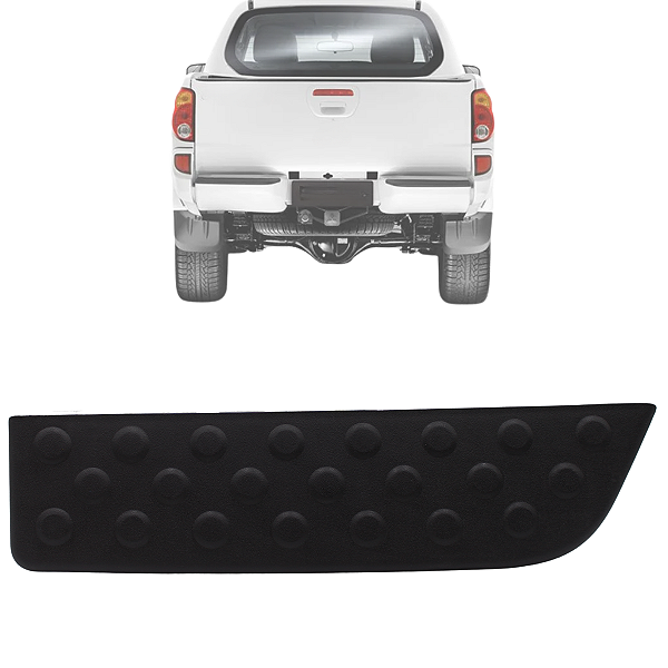 Pisante Parachoque Traseiro L200 Triton 2006 07 08 09 10 Á 2018 Esquerdo