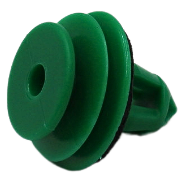 Grampo Friso Porta Malas Porta Dianteira Honda Verde Com Anel Espuma