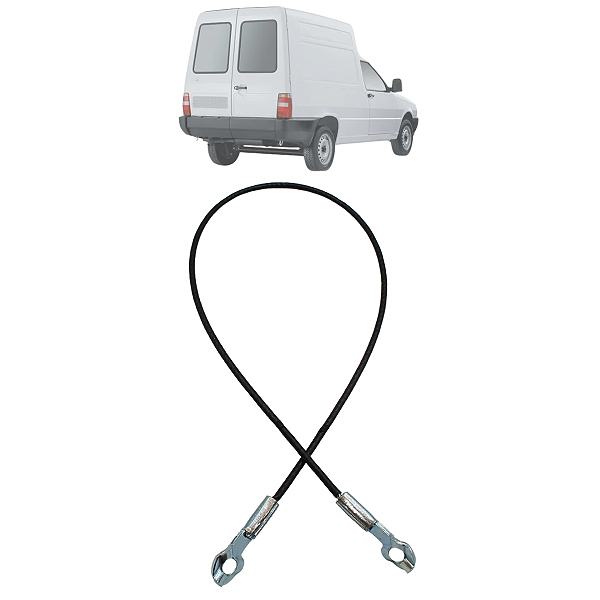 Cabo Aço Tampa Traseira Fiorino Pick-up 1988 Até 1998