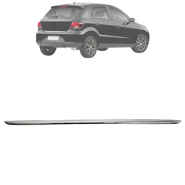 Friso Tampa Traseira Porta Malas Cromado Resinado Gol G5