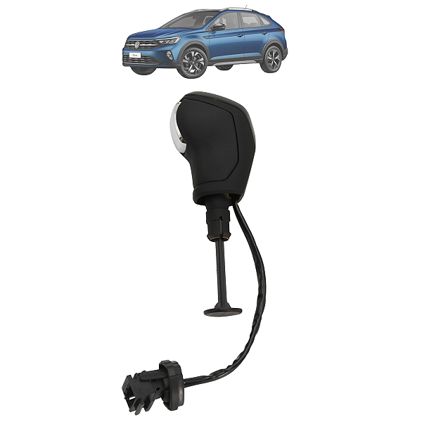 Manopla Câmbio Automático T-Cross Taos Tiguan Polo Virtus Nivus 2020 Até 2025 Com Led