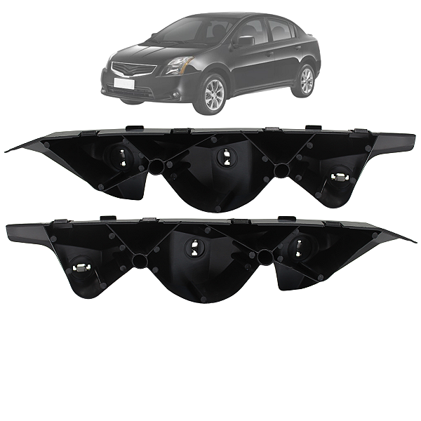 Par Guia Para Choque Dianteiro Sentra 2007 Até 2013