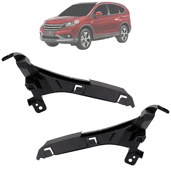 Kit 02 Suporte Guia Farol Honda CRV 2007 Até 2011