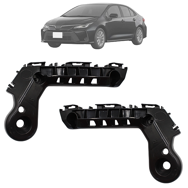 Kit 02 Guia Para Choque Dianteiro Corolla 2020 Até 2025