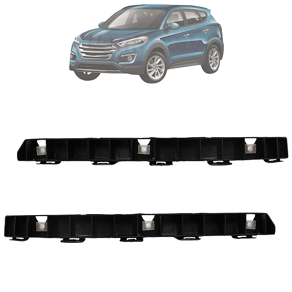 Kit 02 Suporte Guia Para Choque Traseiro IX35 2011 Até 2015