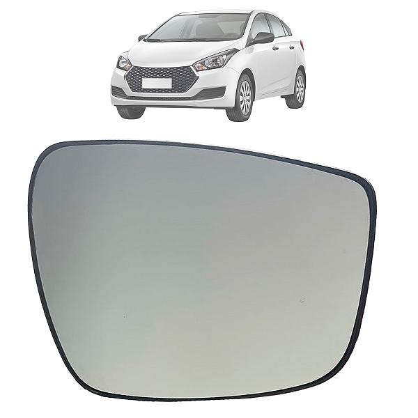 Subconjunto Lente Retrovisor Direito HB20 2013 Até 2019 Com Base