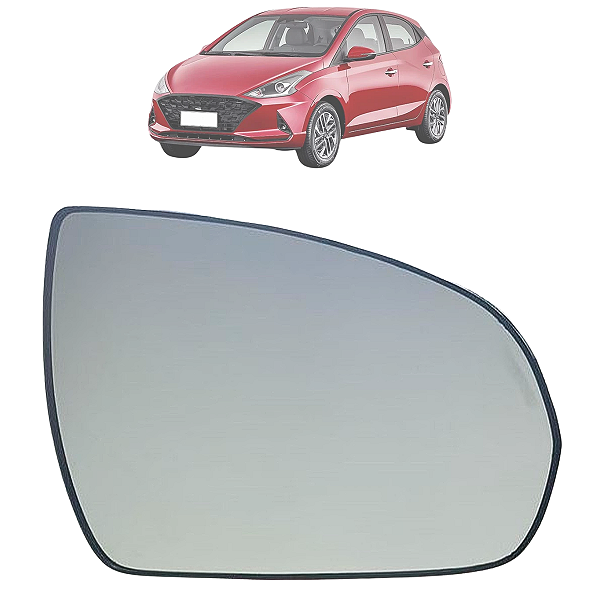 Lente Espelho Retrovisor Com Base HB20 2019 Até 2022 Original