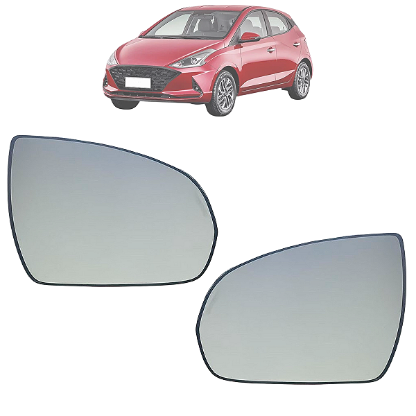 Par Lente Espelho Retrovisor HB20 2019 Até 2022 Original