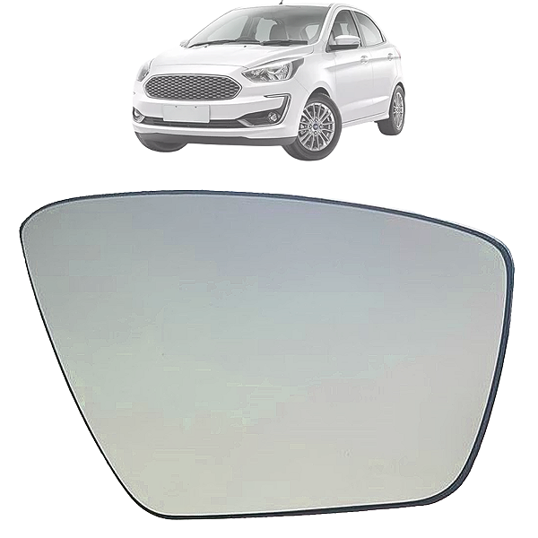 Lente Espelho Retrovisor Com Base Ford Ka 2015 Até 2024 Original