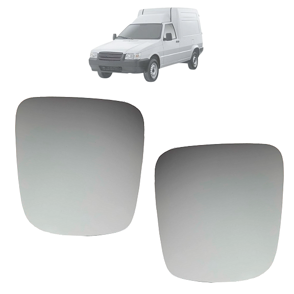 Par Lente Espelho Retrovisor Base Fiorino 2011 Até 2013 Original