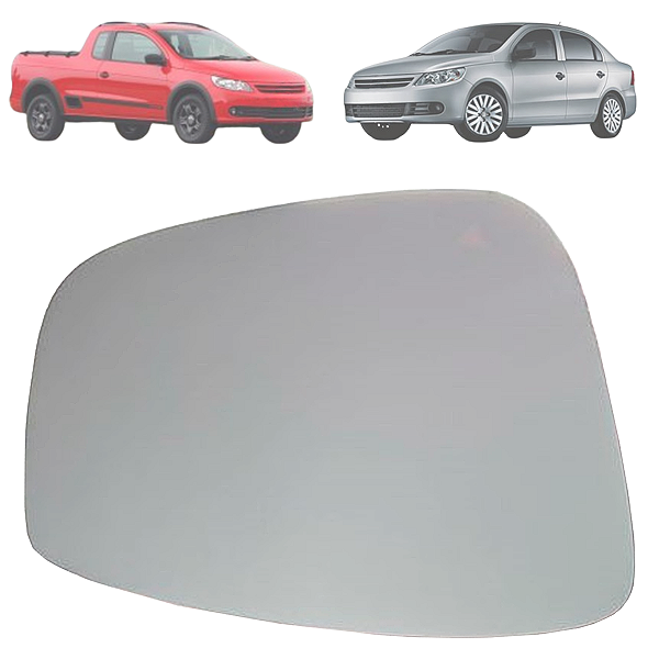 Lente Espelho Retrovisor Com Base Gol Voyage 2009 Até 2011 Saveiro 2010 2011 Original