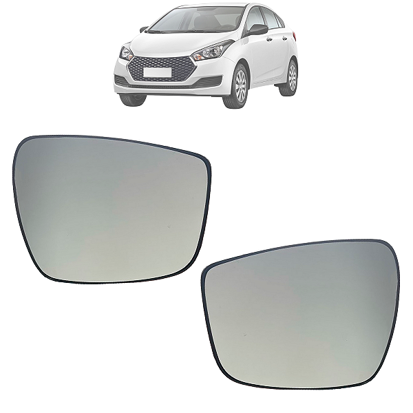 Par Lente Retrovisor Base HB20 2012 Até 2019