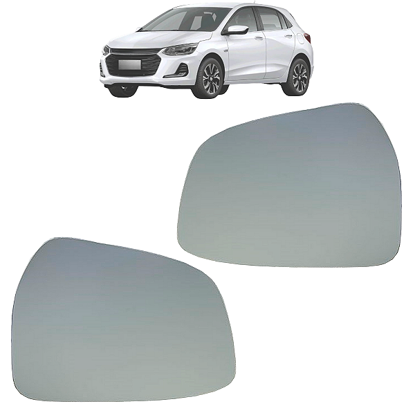 Par Lente Retrovisor Base Onix 2020 Até 2023