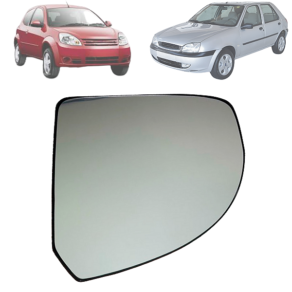 Lente Espelho Retrovisor Base Fiesta 2002 Ka 2008