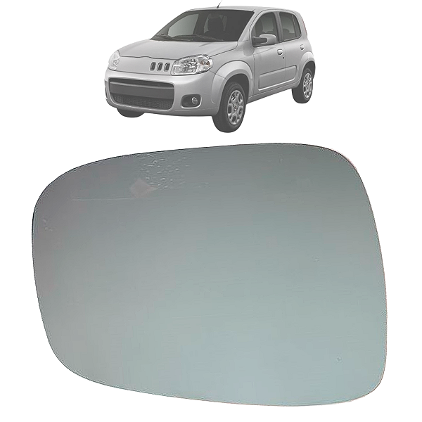 Lente Espelho Retrovisor Com Base Uno Vivace 2010