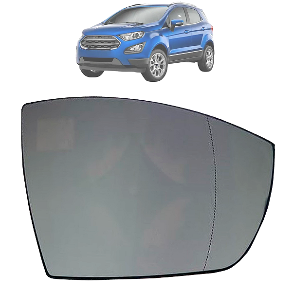 Lente Espelho Retrovisor Ford Ecosport 2013 Até 2017