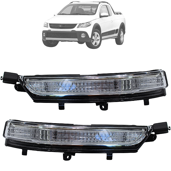 Par Lanterna Pisca Retrovisor Gol 2009 2010 2011 Saveiro 2010 2011 Voyage 2009 2010 2011