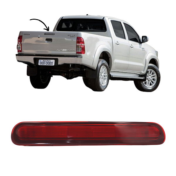 Lanterna Brake Light Hillux 2005 Até 2015 Com Chicote Soquete