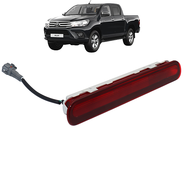 Lanterna Brake Light Hillux 2005 Até 2015 Com Chicote Soquete
