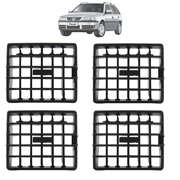 4 Difusor Grade Saída Ar Gol Parati Saveiro G2 1995 Até 2000