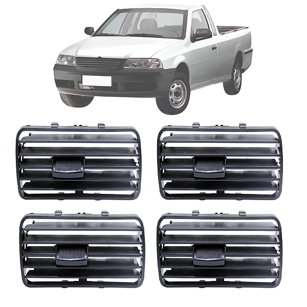 04 Difusor De Ar Gol Parati Saveiro G3 1999 Até 2005 Grafite