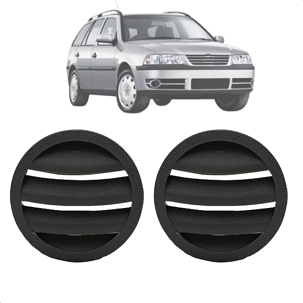Par Difusor De Ar Gol Parati Saveiro G3 1999 Até 2005 G4 2006 Até 2014 Cinza