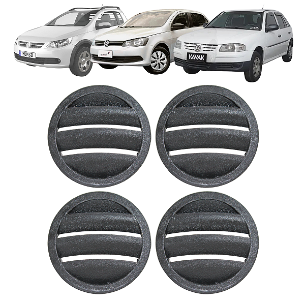 04 Difusor De Ar Gol Parati Saveiro G3 1999 Até 2005 G4 2006 Até 2014 Grafite