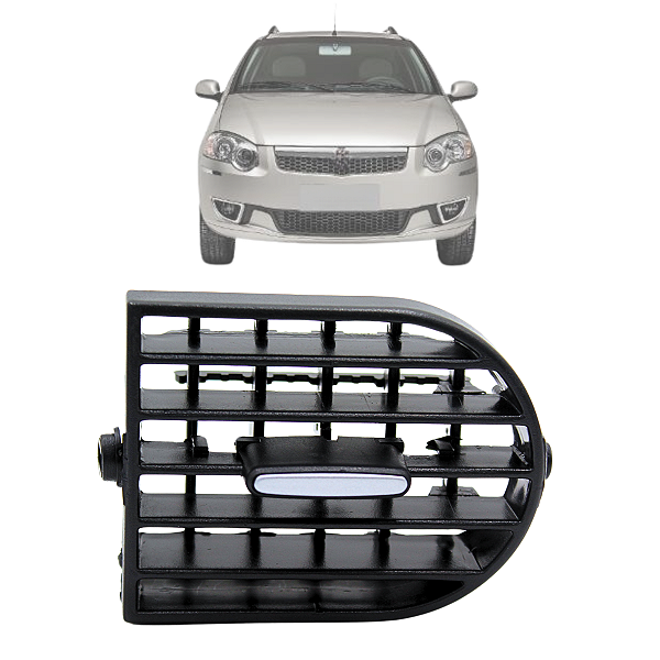 Difusor De Ar Palio ADV 2013 Até 2020 Siena EL 2013 Até 2016 Strada 2013 Até 2020 Central Direito