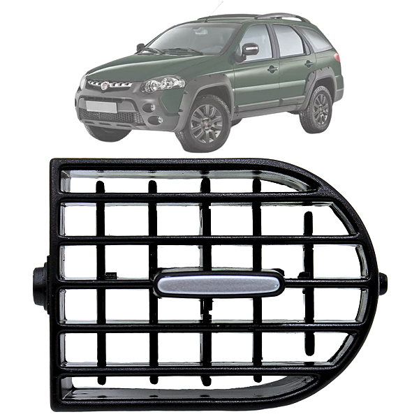 Difulsor De Ar Palio ADV 2013 Até 2020 Siena EL 2013 Até 2016 Strada 2013 Até 2020 Central Esquerdo