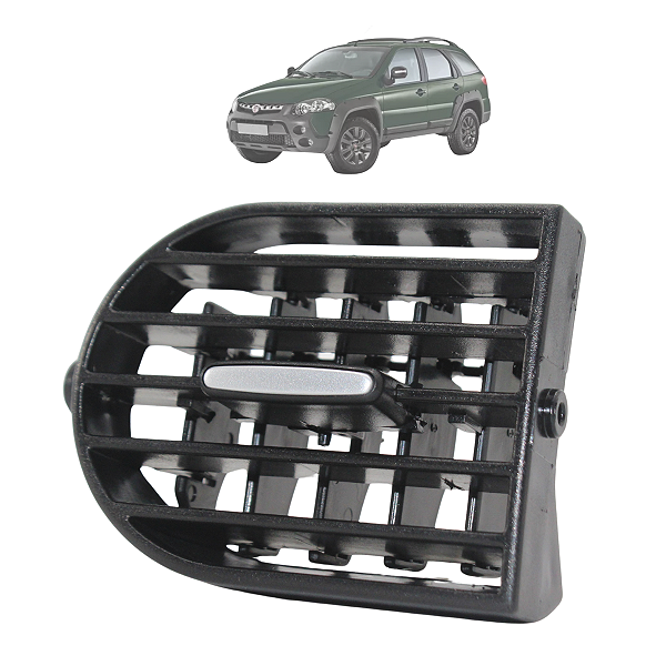 Difulsor De Ar Palio ADV 2013 Até 2020 Siena EL 2013 Até 2016 Strada 2013 Até 2020 Central Esquerdo